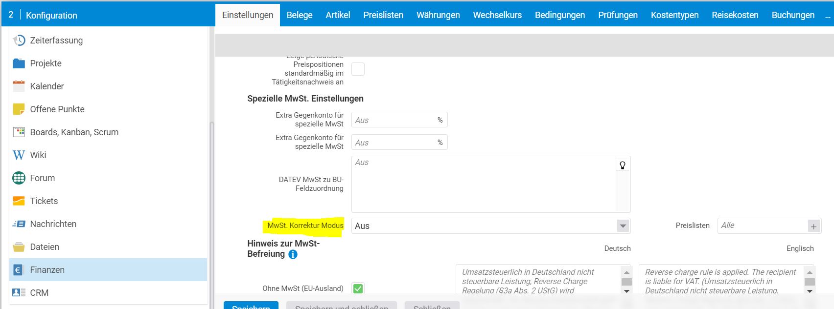 VAT adjustment screenshot 3