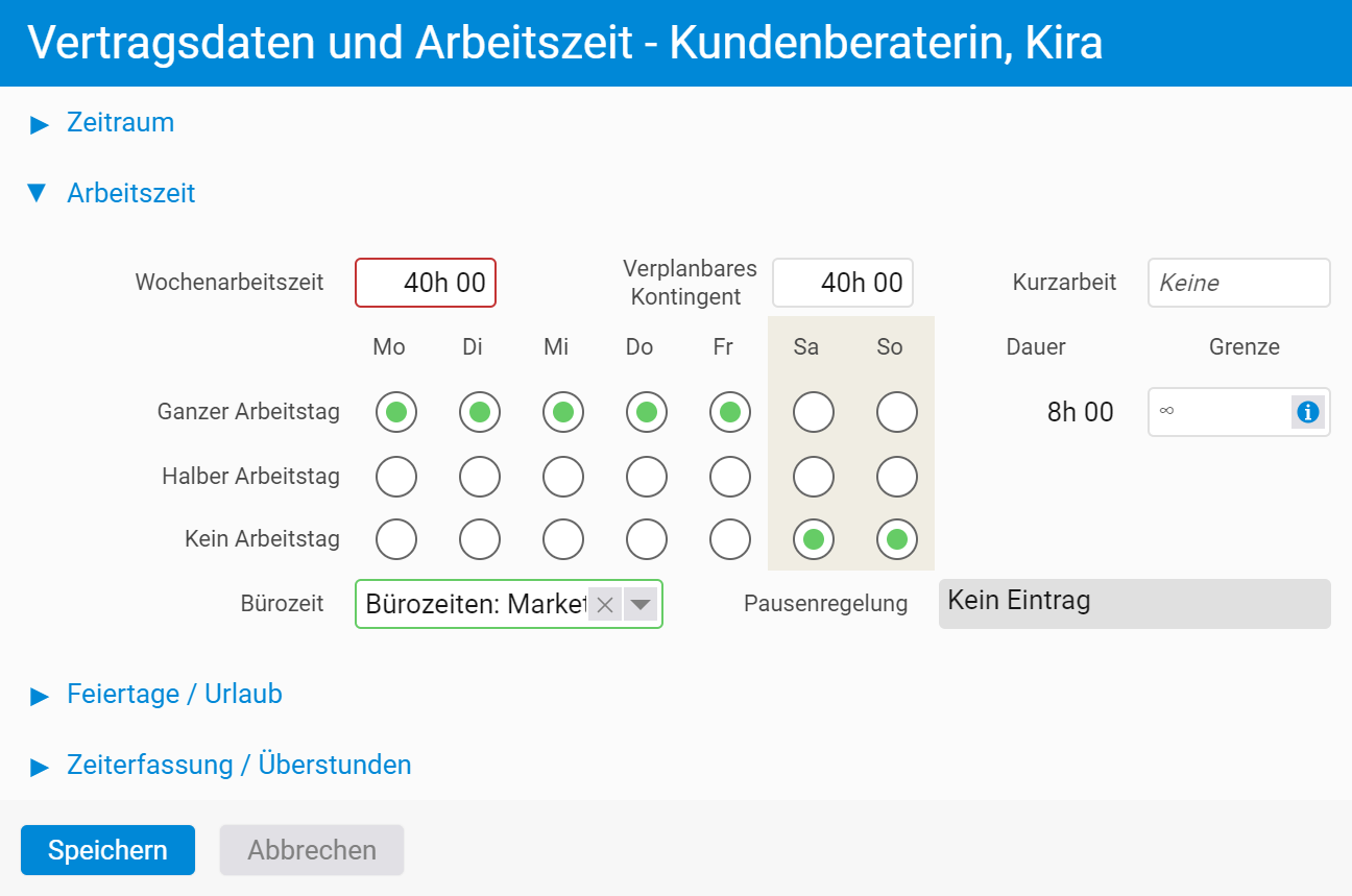Contract data